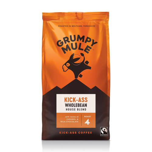 Kick-Ass House Blend Whole Coffee Beans 