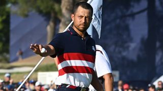 Xander Schauffele during the Ryder Cup at Marco Simone