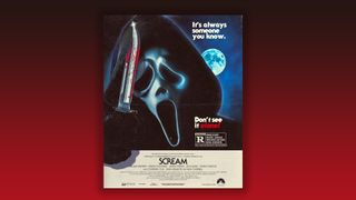 The movie poster for Scream