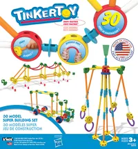 TINKERTOY 30 Model 200 Piece Super Building Set