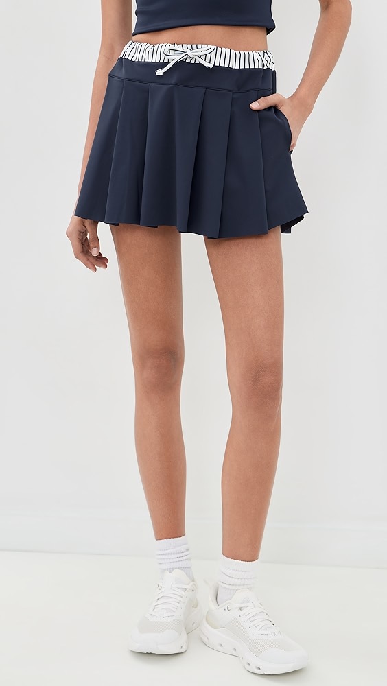 Anne Skirt - Navy/chantilly