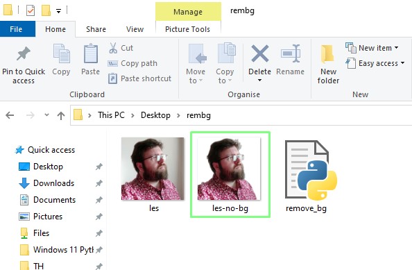 Elimina fons de les imatges amb Python