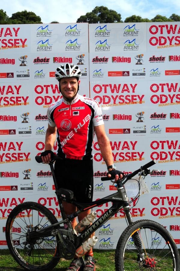 Geelong local Grant Suckling finished first overall in the 50km event.