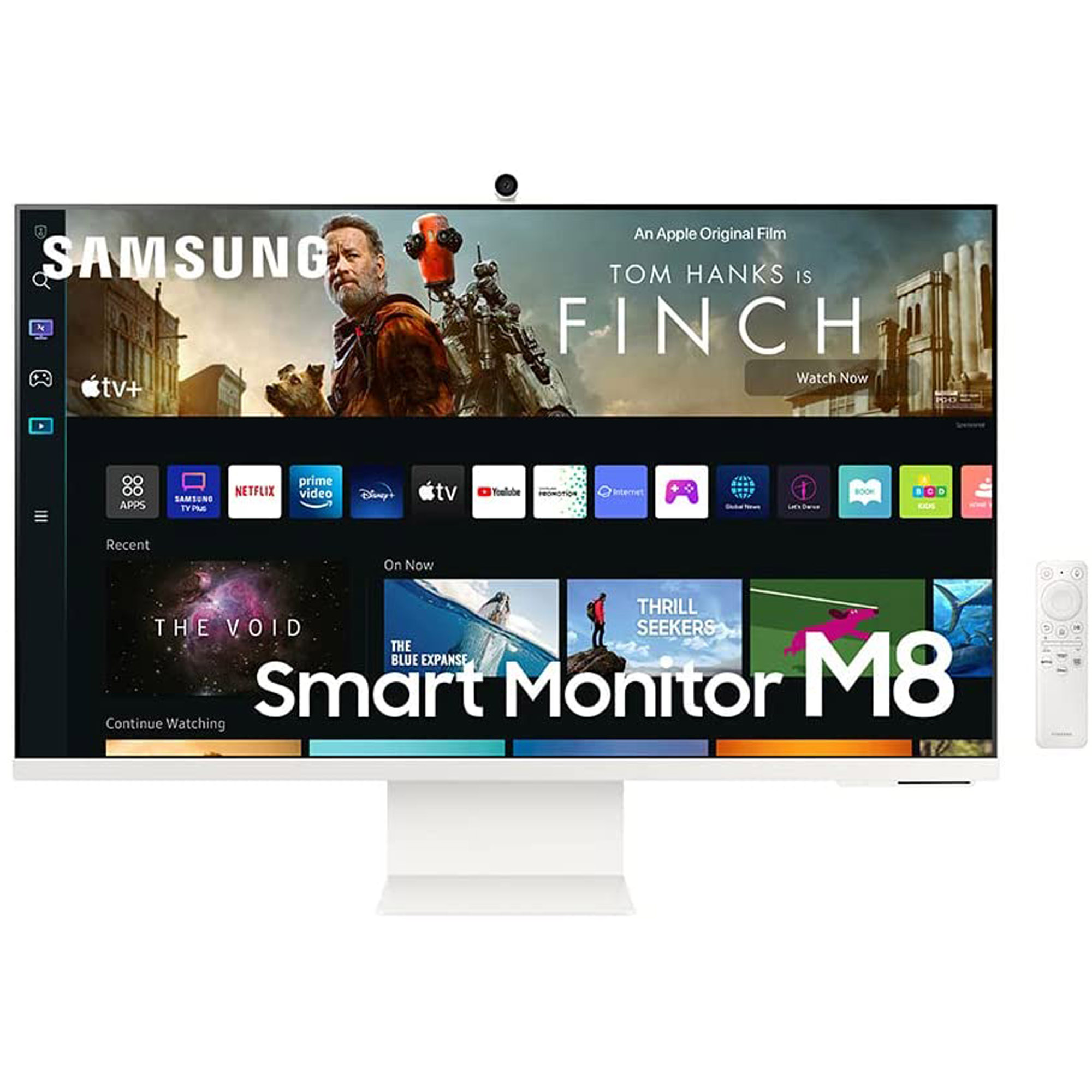 Samsung M80B 32-inch TV on a white background