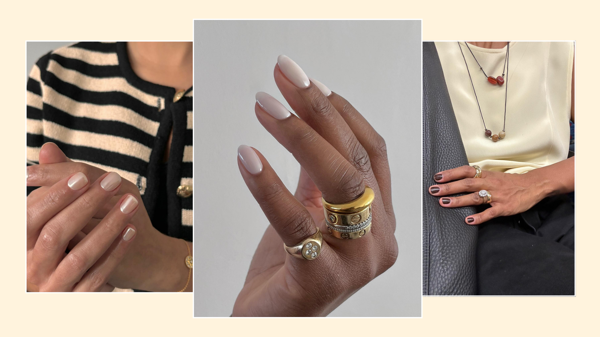 An image of the best BIAB manicures.