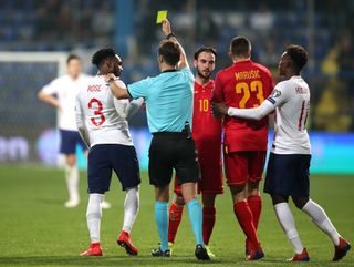 Danny Rose, left, has voiced his frustration after being racially abused in Montenegro