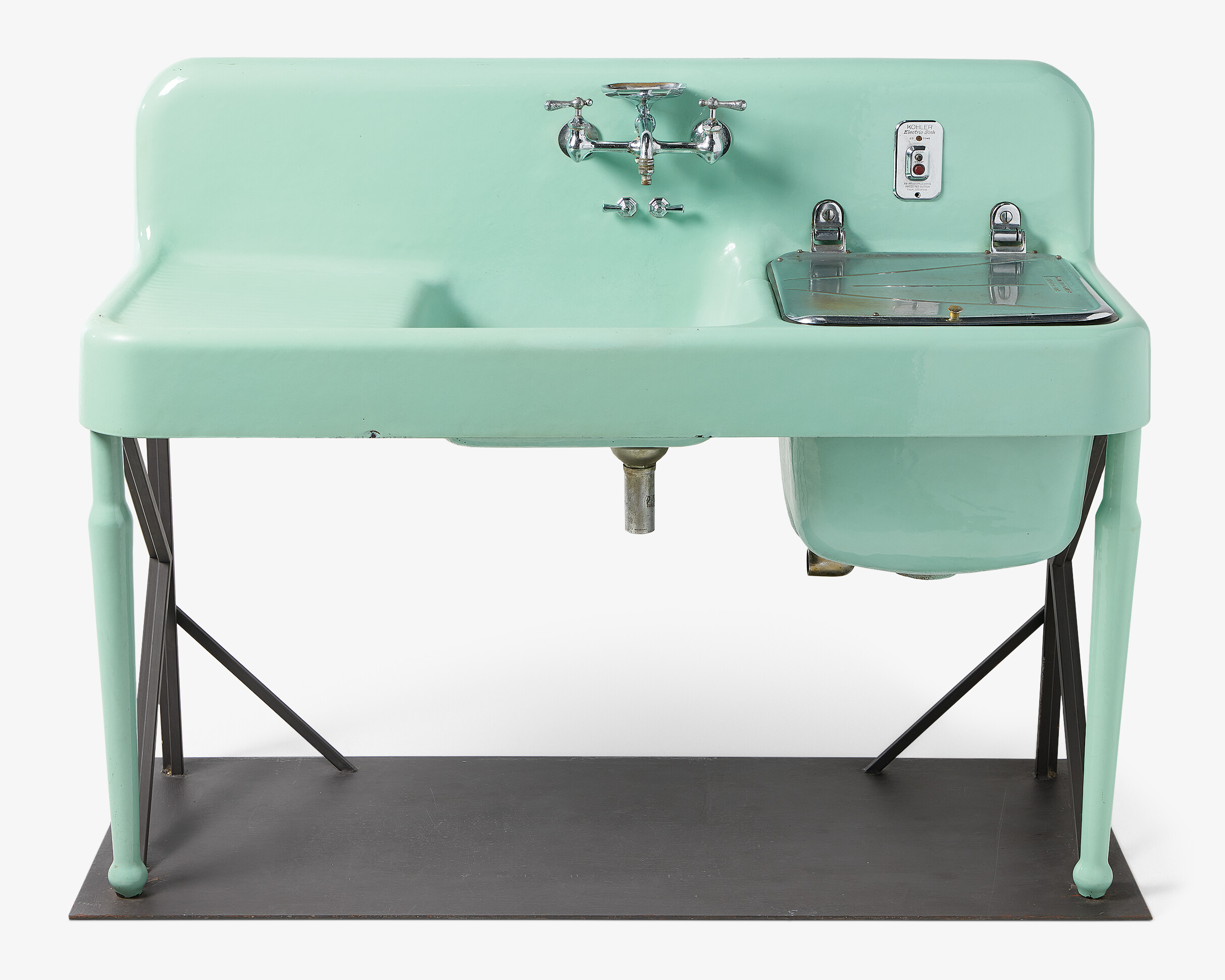 Frank G. Brotz for Kohler Co., Electric Sink, introduced 1926_ this example 1928
