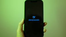 DeepSeek app on a phone