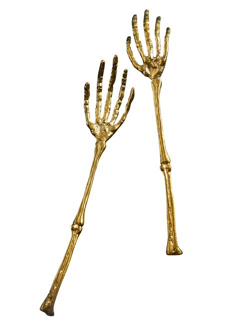 Skeleton Hand Serving Set