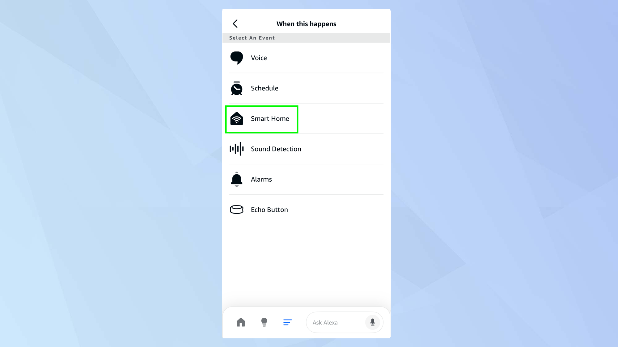 Create Alexa routines triggered by your Ring device