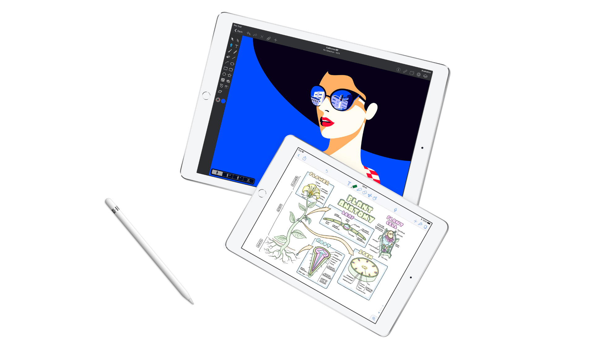 Cheap Apple Pencil deal: image of iPads and an Apple Pencil