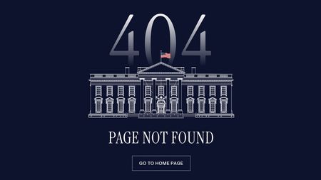 White House 404 page