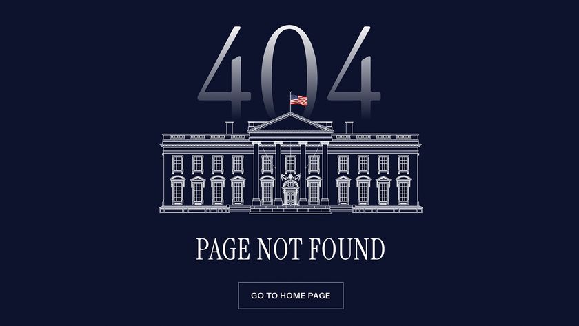 White House 404 page