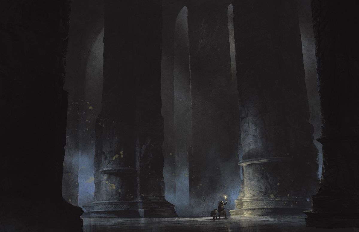 Interior artwork from Moria - Through the Doors of Durin