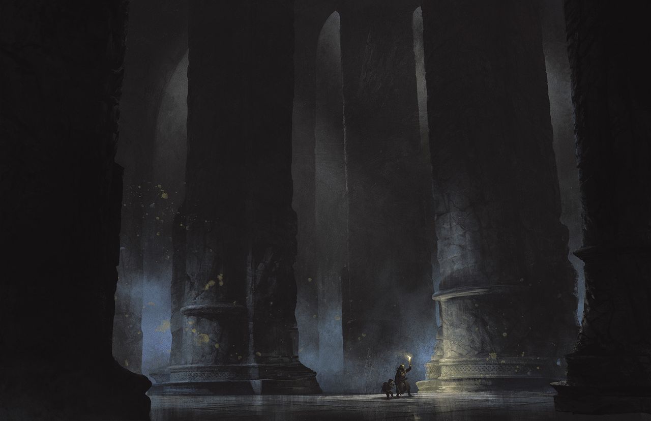 Interior artwork from Moria - Through the Doors of Durin