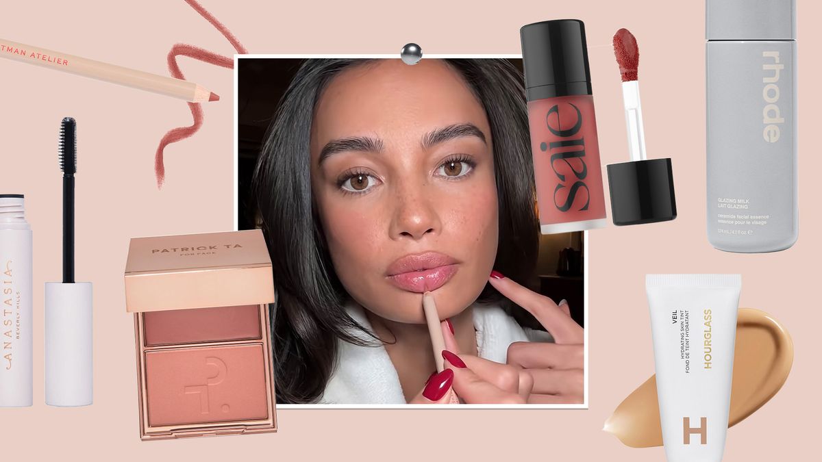 I Finally ID'd the 17 Products Kelsey Merritt Used in Her Frosted Peach Makeup Routine