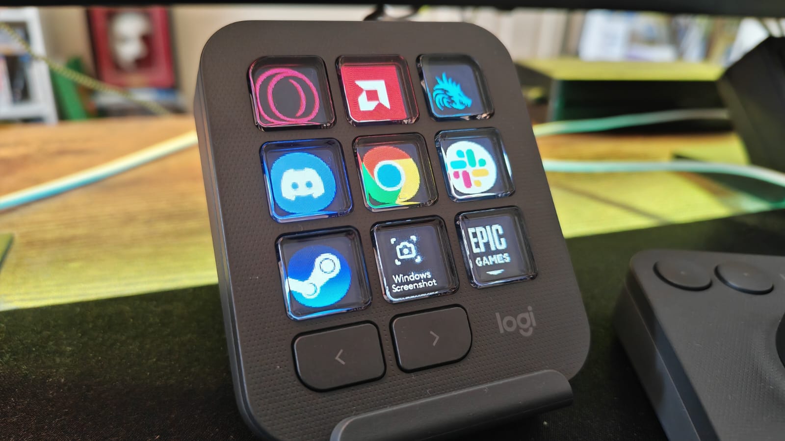 The MX Creative Console's keypad