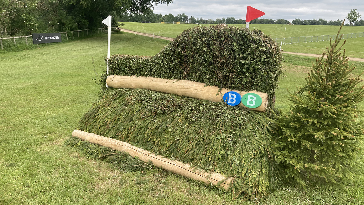 Bramham Horse Trials cross-country course 2023: fence 22b