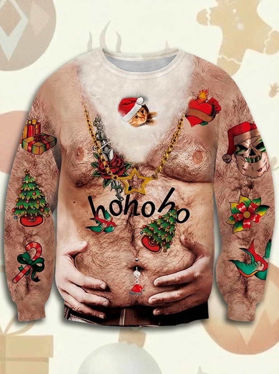 Tacky Hairy Chest Sweater 