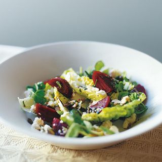 Baby Beetroot and Wensleydale Salad