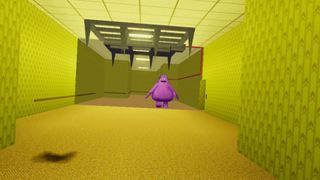 Finding Grimace in Shrek in the Backrooms in Roblox for the Quest 2