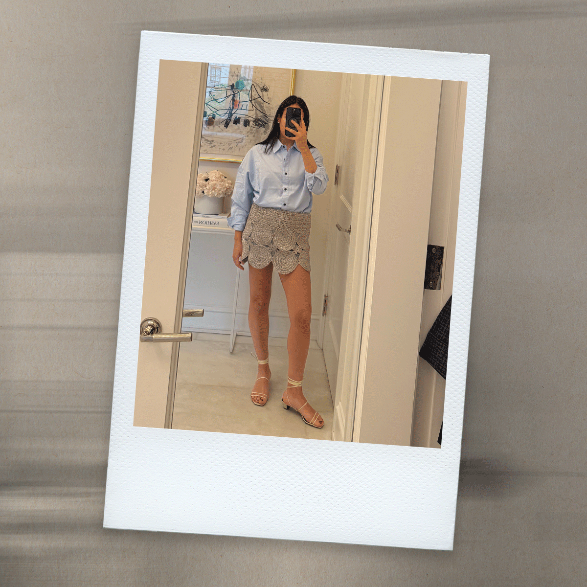 @nicoleakhtarzad mirror selfies collage