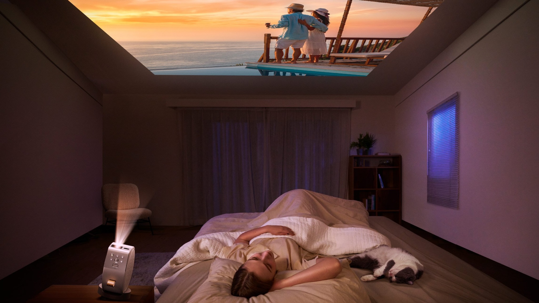 BenQ s Ceiling Projector Means Never Having To Leave Your Bed For Big 