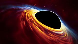 A black hole and accretion disk