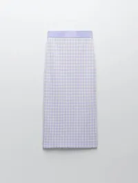 Zara Gingham Knit Skirt | $39.90/£27.99