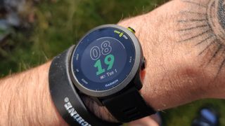 Garmin Forerunner 55 worn on the wrist