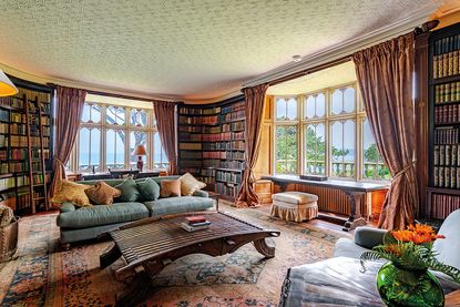 Properties for sale with libraries: Glenthorne House, Countisbury, Lynton, Devon