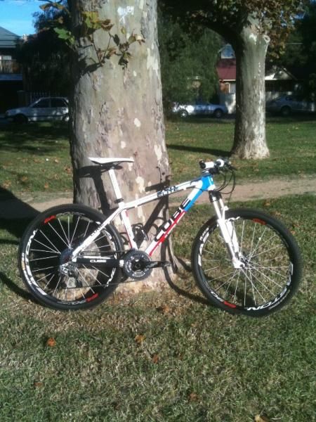 Team Torq's new Cube SCR before being locked in a box and sent across the globe