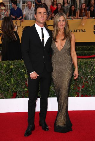 Jennifer Aniston & Justin Theroux At The Screen Actors Guild Awards 2015