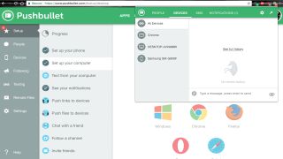 Pushbullet browser extensions