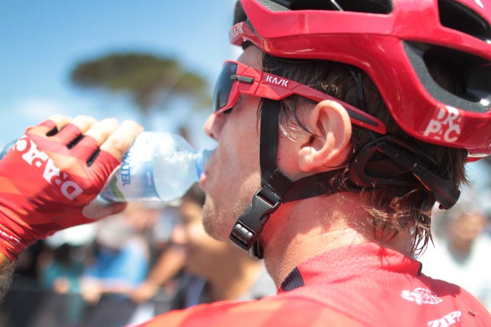 The new Kask sunglasses are being used by the Drapac team in 2016