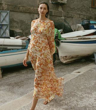 Oliana Dress -- Sienna Anemone Bloom