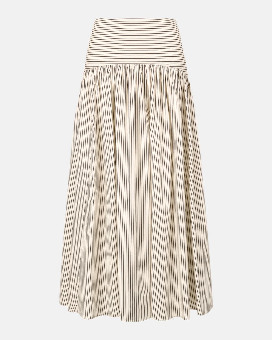 Procida Striped Maxi Skirt