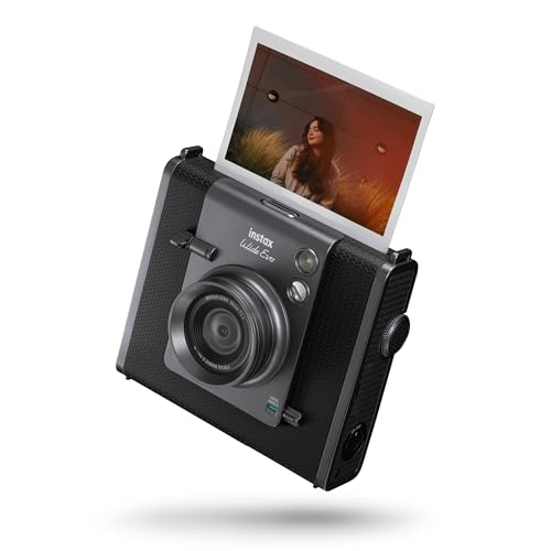 Instax Wide Evo 2-In-1 Instant Film Camera and Printer, Rear Lcd Screen, 10 Lens and 10 Film Filters, Wide-Angle Lens Function, Uses Instax Wide Film Sold Separately