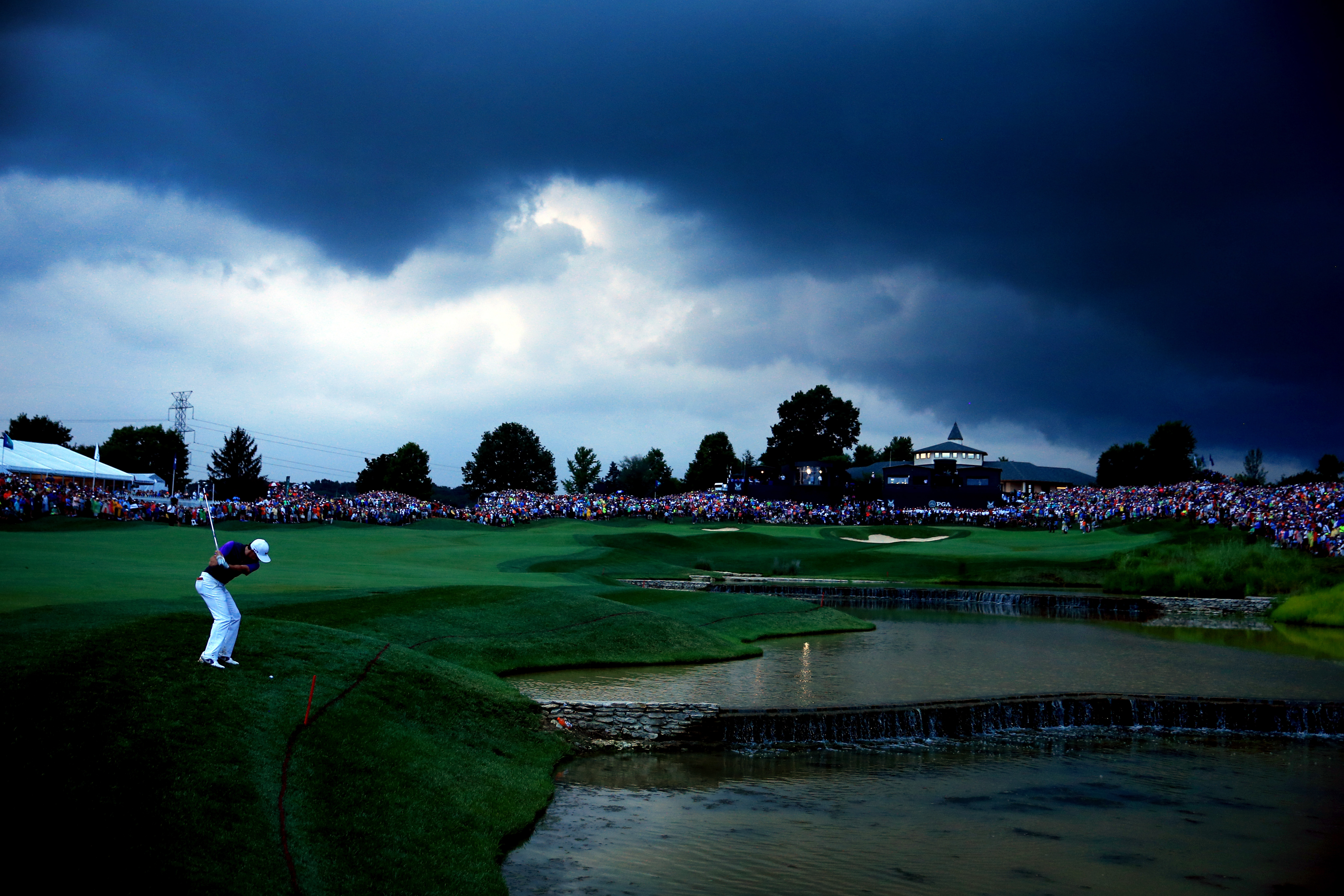 Rory McIlroy en route to winning the 2014 PGA Championship at Valhalla
