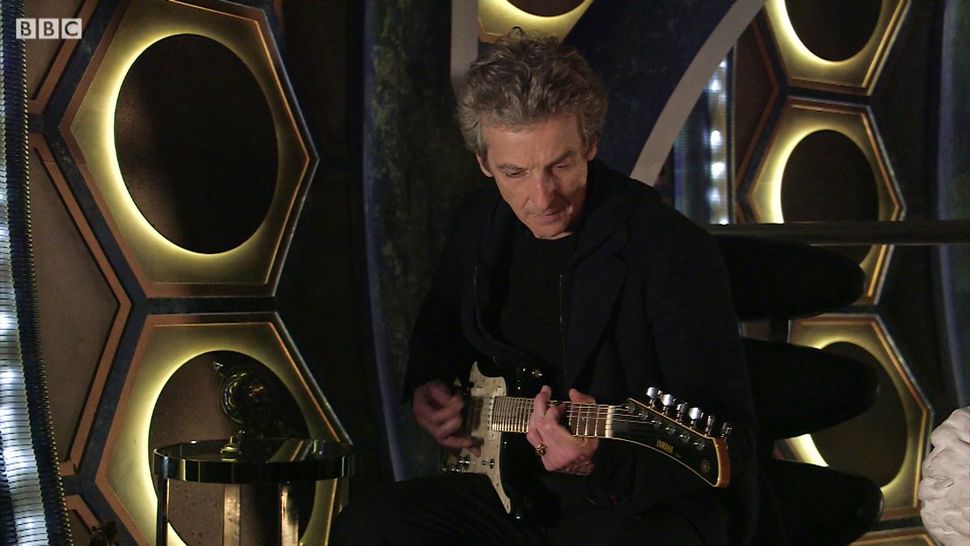 Peter Capaldi on a guitarplaying Dr Who "I imagined the Doctor might