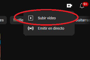 Subir vídeo a Youtube 2