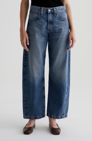 Hattie High Waist Ankle Wide Barrel Leg Jeans