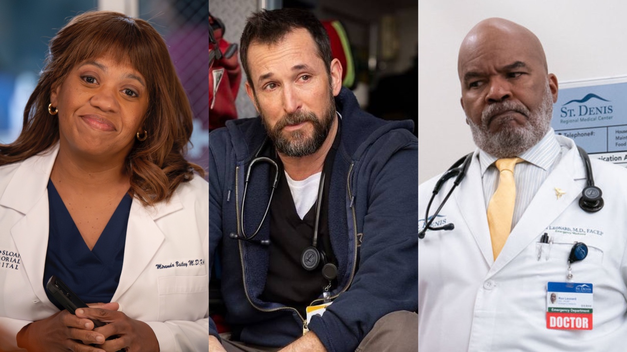 Bailey in Grey's Anatomy, Robby in The Pitt, and Ron in St. Denis Medical