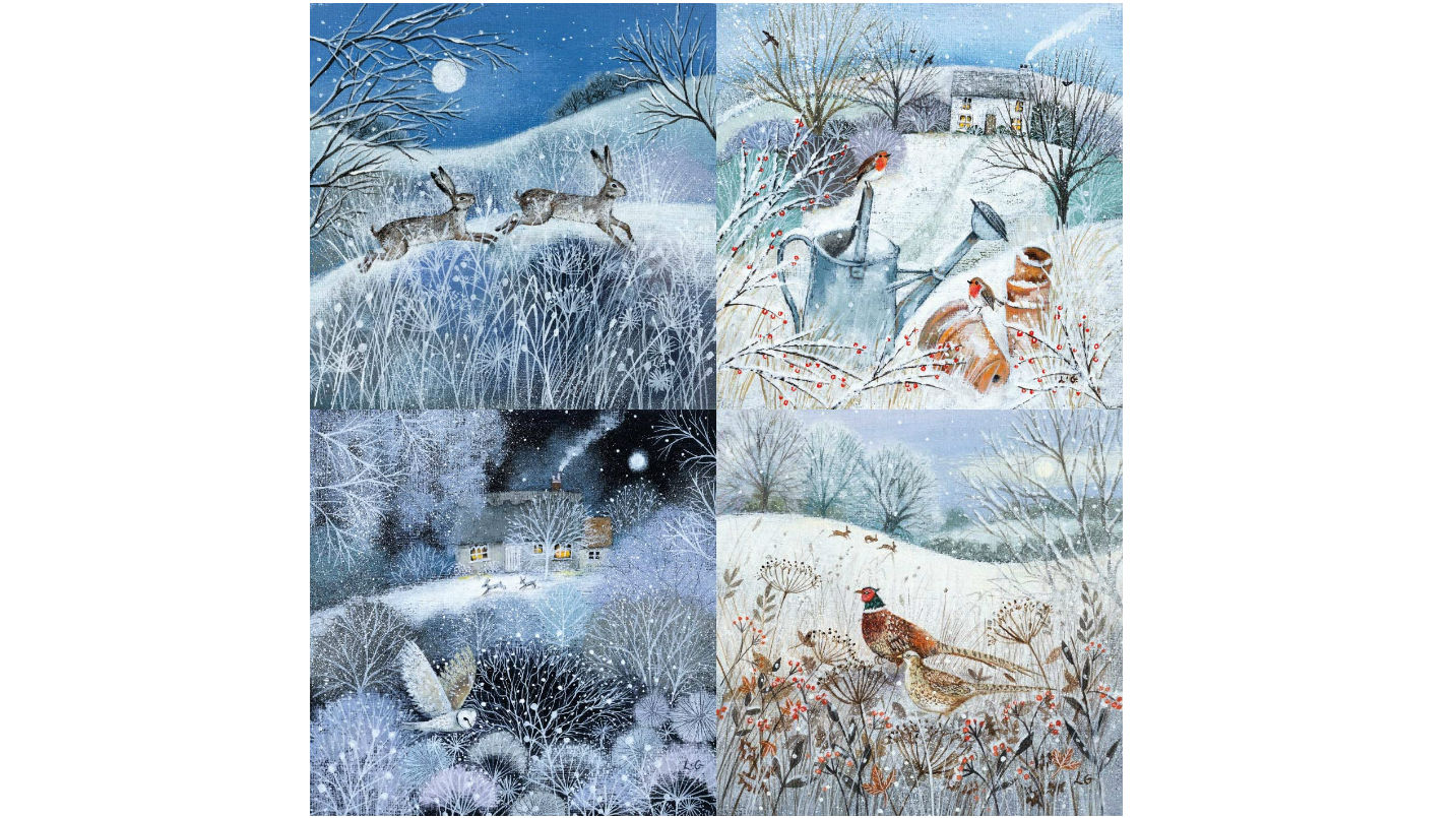 Deep Midwinter Christmas cards