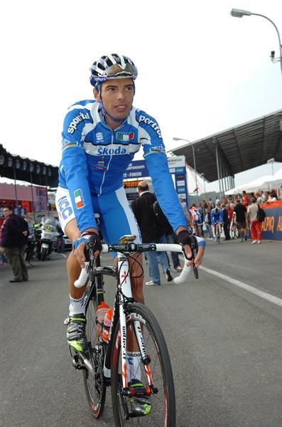 Now-former World Champion Alessandro Ballan (Italy) before the race.