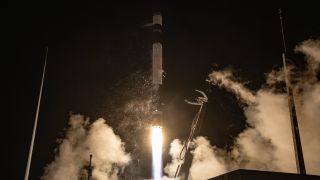 A Rocket Lab Electron rocket launches the "Owl Around The World" mission Japanese company Synspective from New Zealand on Sept. 2, 2026.