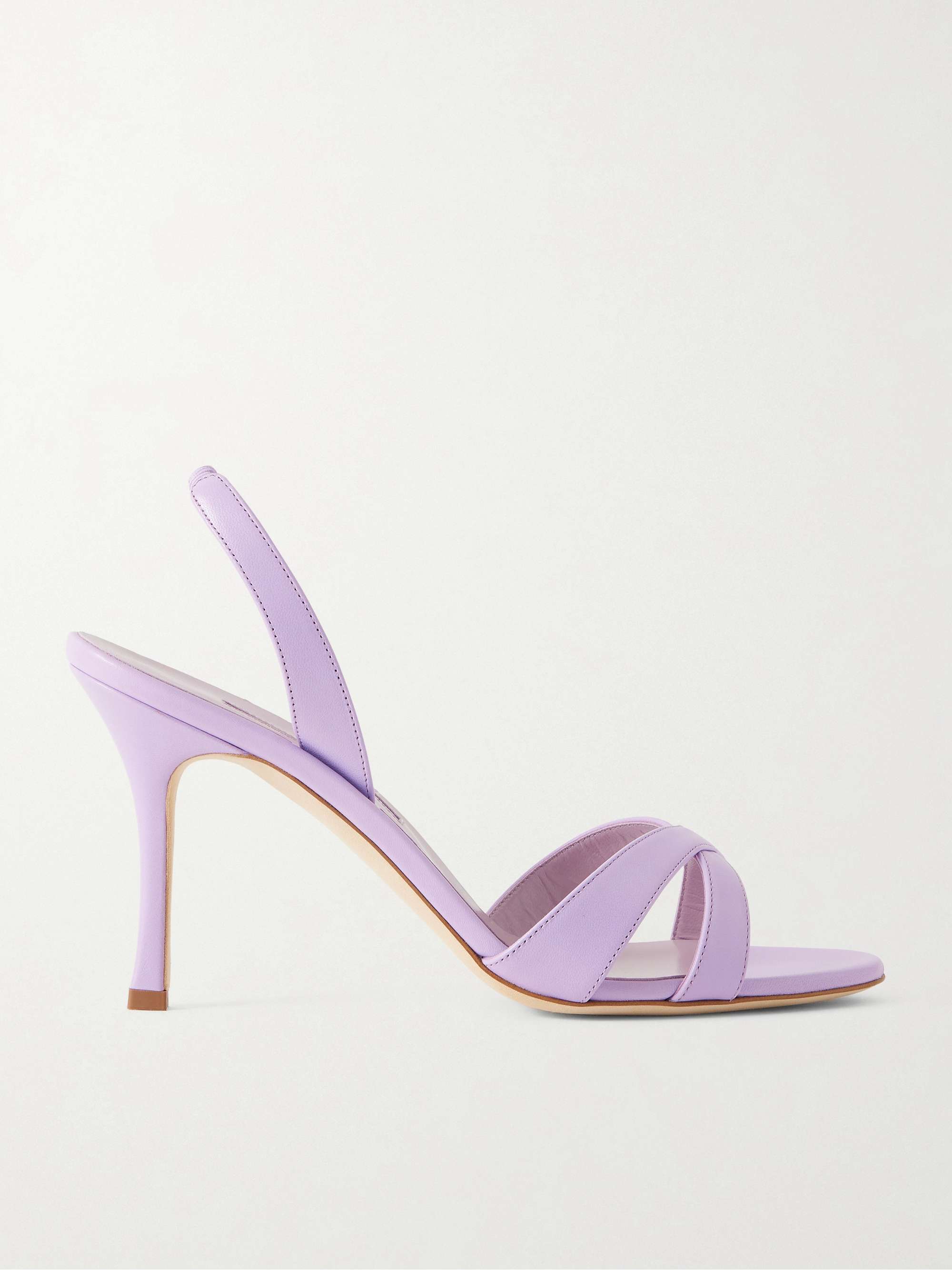 Callasli 90 Leather Slingback Sandals