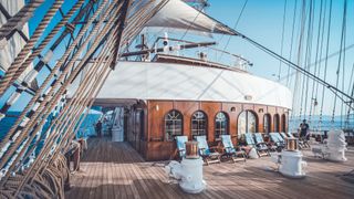 Sea Cloud II is an immaculately-crafted, wooden-decked ship