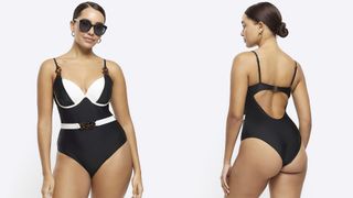 River Island Belted Swimsuit