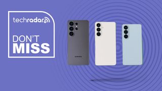 The Samsung Galaxy S26 lineup with Don't Miss